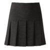 Black / Grey Pleated Skirt