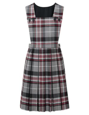 Grey/Red Pinafore