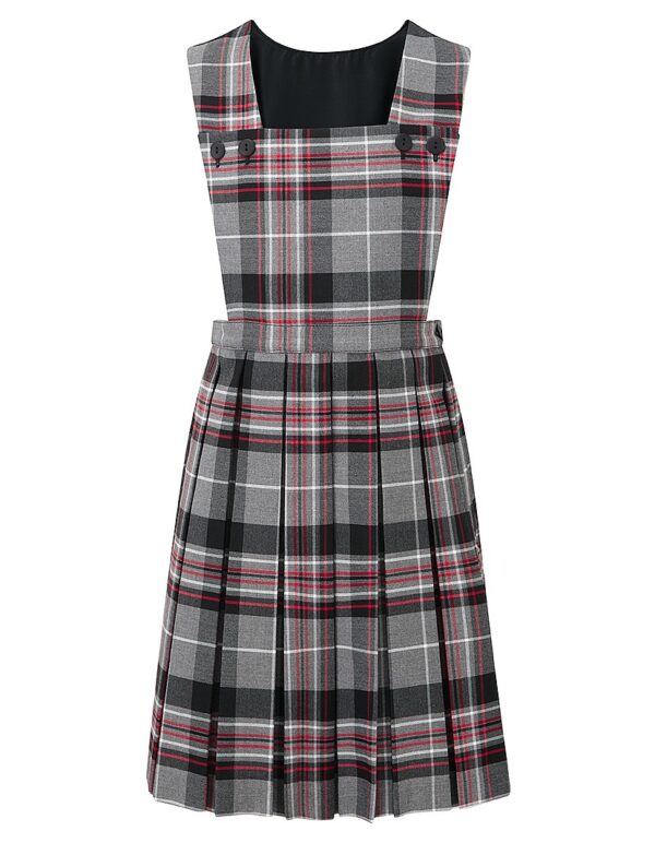 Grey/Red Pinafore