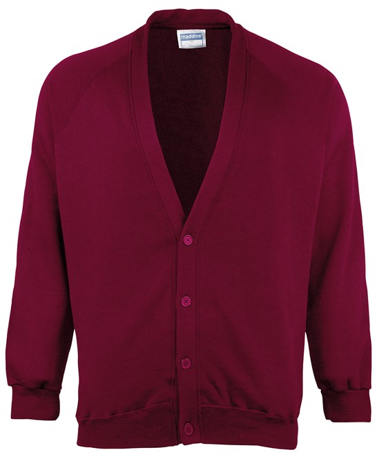 Burgundy Cardigan